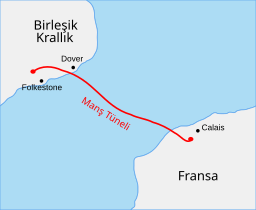 Manş Tüneli: Fransa ve İngiltere'yi bağlayan yer altı tüneli