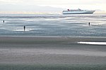 Bawdlun am Traeth Crosby