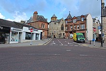 Cumnock is East Ayrshire's second-largest town Cumnock town centre, Scotland.jpg