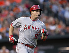 David Freese, who hit a two-RBI triple that tied the game in the 9th inning for the Cardinals, hit a solo home run in the 11th to stave off elimination for St. Louis. David Freese (17683555286).jpg