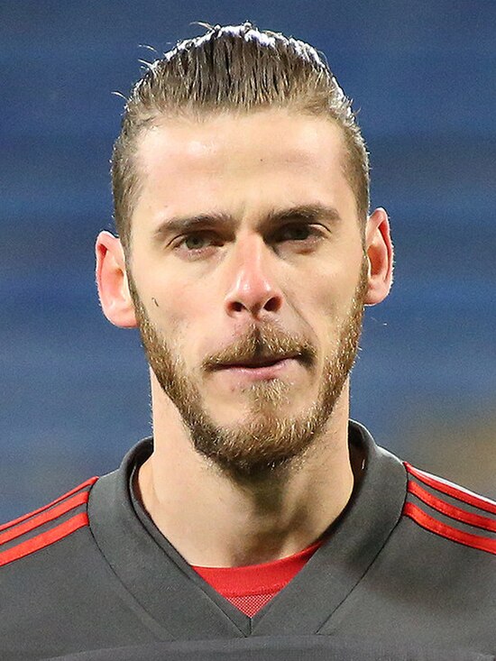 De Gea with Spain in 2017