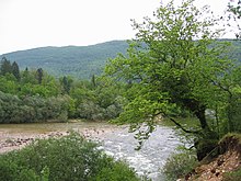 Bienne proti proudu od Dortanu.