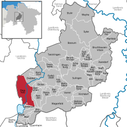 Diepholz - Mapa
