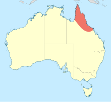 Mapa distribucije diphlebia euphoeoides.svg