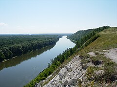 El río Don en el óblast de Vorónezh.