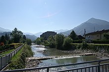 Die Dornbirner Ach im Stadtgebiet