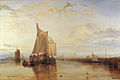 Dort or Dordrecht: The Dort packet-boat from Rotterdam becalmed, by J. M. W. Turner, ca. 1818