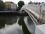 Ha'penny Bridge, Dublin, Ireland.