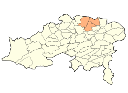 District de Seriana - Carte