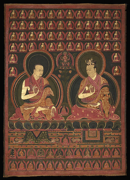 File:Eighth Karmapa, Mikyo Dorje (1507-1554) and his teacher the First Sangye Nyenpa - Google Art Project.jpg