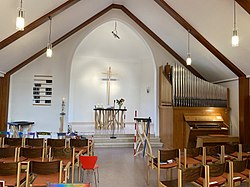 Elzach, Evangelische Kirche, Orgel, Raum.jpg