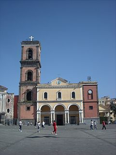 Basilica of Santa Maria a Pugliano church building in Ercolano, Italy