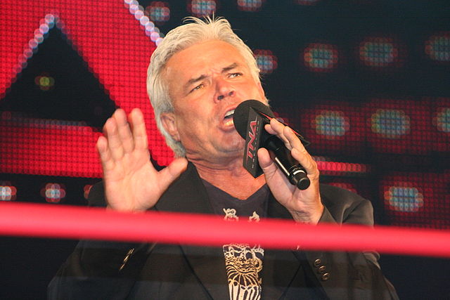 Bischoff at a TNA event in July 2010.