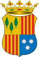 Герб муниципалитета Ла-Пуэбла-დე-Кастро