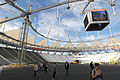 Vista interior de l'Estadi Único el desembre de 2010.