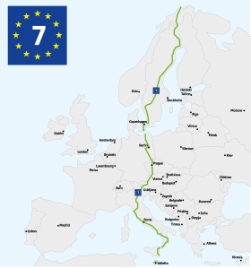 Illustratieve afbeelding van het artikel EuroVelo 7