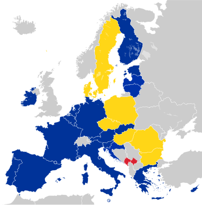 Eurozona: Teritorij, Administracija i zastupanje, Gospodarstvo