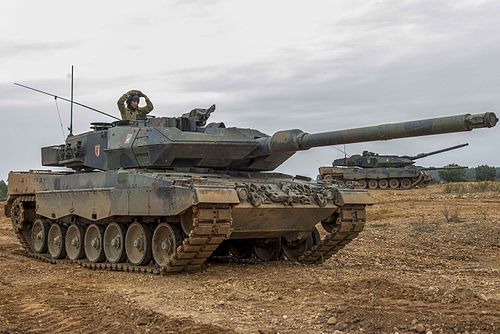 Leopard 2A6 tanks of the Mechanized Brigade