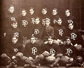 The 1904 football team. FP football 1914-15.jpg