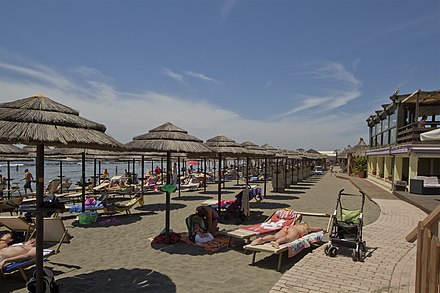 Ostia Lido beach