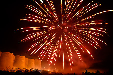 "Fireworks_at_Derawar_Fort.jpg" by User:Muh.Ashar
