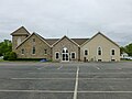 First Congregational Church, located at 785 South Main Street Raynham, Massachusetts 02767. Southwest side of building shown.