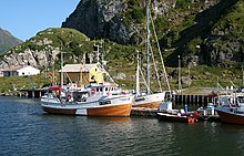 Fischerboot in Nykvåg