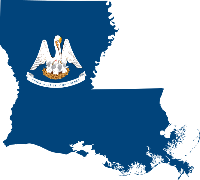 tóng-àn:Flag-map of Louisiana.svg