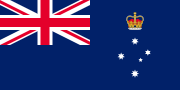 The Flag of Victoria, an Australian state