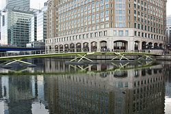 Docklands Floating Bridge v roce 2014