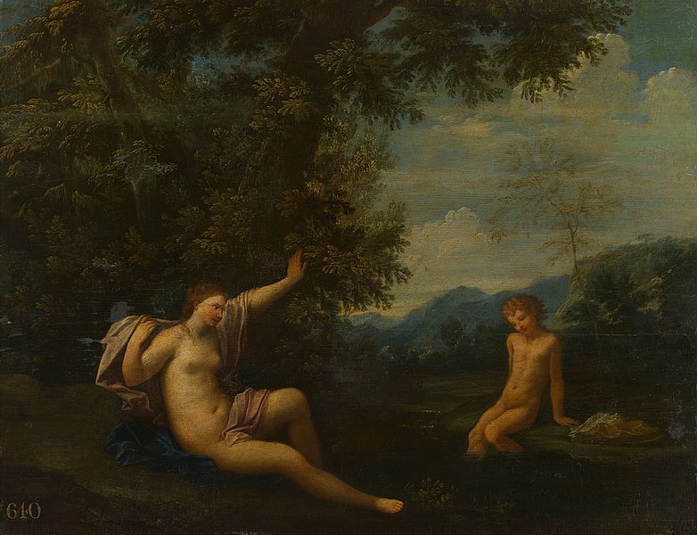 File:Follower of Francesco Albani (Bologna 1578-Bologna 1660) - Salmacis Sees Hermaphroditus Bathing - RCIN 402770 - Royal Collection.jpg