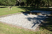 Fort Frederica National Monument, including the fort and town of Frederica ruins This is an image of a place or building that is listed on the National Register of Historic Places in the United States of America. Its reference number is 66000065.