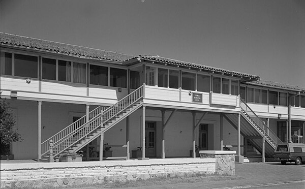 Stilwell Hall, the Fort Ord Soldiers' Club in 1992. Stilwell Hall was the largest soldiers' club constructed in the west, in 1943. Named to honor Gene