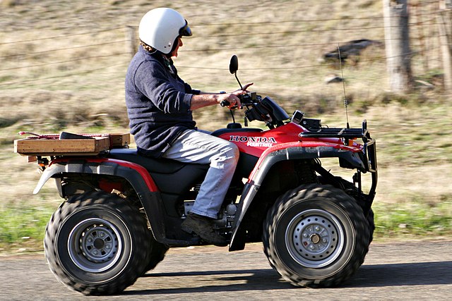 The ATV is commonly called a four-wheeler in Australia, South Africa, parts of Canada, India, and the United States. They are used extensively in agri