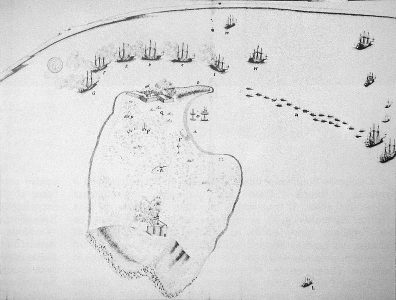 File:French capture of Goree over the Dutch in 1677.jpg