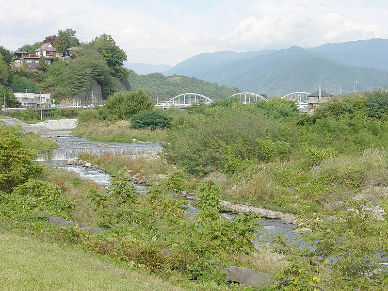 File:Fuefuki River, Yamanashi, Yamanashi, Japan.jpg