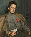 Ein Porträt von Dmitri Furmanow, 1922