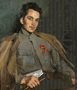 L'écrivain Dmitri Fourmanov, 1922, Galerie Tretiakov.