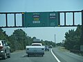 GSP northbound approaching Cape May Toll Plaza