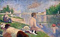 Final Study for "Bathers at Asnières", 1883, Art Institute of Chicago