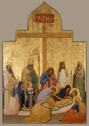 Lamentation over the dead Christ