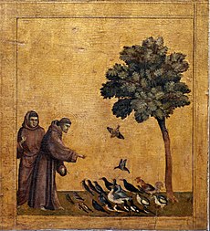 Giotto, predica agli uccelli, 1297-99 ca., 01.jpg
