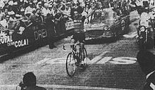 Davide Boifava vince la 2ª tappa del Giro d'Italia 1969 a Mirandola