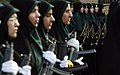 Iranian Amin Police University. Graduation ceremony of female students, 2006.