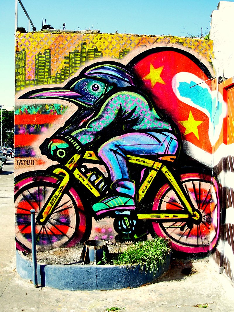 Bikes make the wall 800px-Graffiti_no_largo_Ana_Rosa_-_panoramio_-_Alexandre_Possi