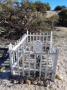 Grave of Onslow Thomas Carmody, Hamelin Pool Telegraph Station, July 2020 02.jpg