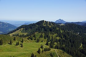 Vue du Großer Ochsenkopf depuis le Riedberger Horn.