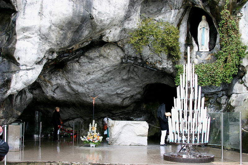 File:Grotto of Lourdes - Lourdes 2014 (3).JPG