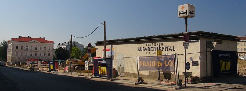 File:GuentherZ 2013-07-27 00715 Wien15 Huglgasse ex-Kaiserin-Elisabeth-Spital.JPG