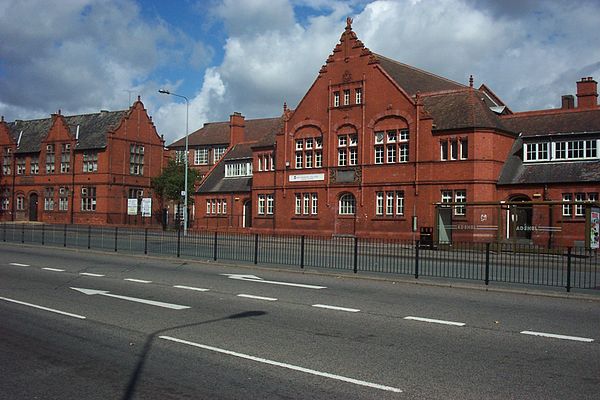 Brunner Guildhall, as seen from across the High Street